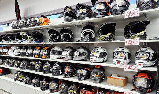 Rabatt auf ausgewählte, lagernde Motorradhelme