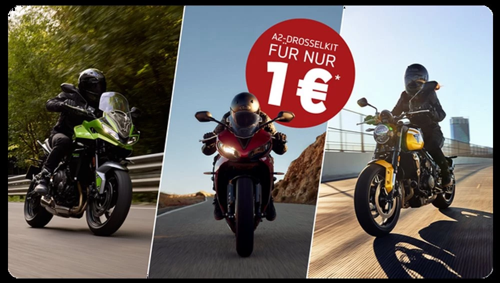 1 € für Triumph A2/35kW Drosselkits