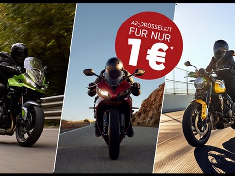 1 € für Triumph A2/35kW Drosselkits