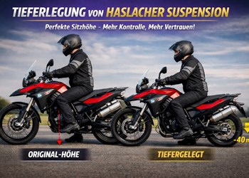 Höhenanpassung – das Motorrad passt sich dir an!