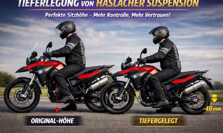 Höhenanpassung – das Motorrad passt sich dir an!