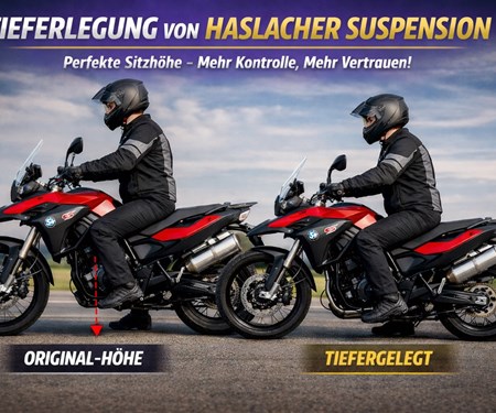 Höhenanpassung – das Motorrad passt sich dir an!