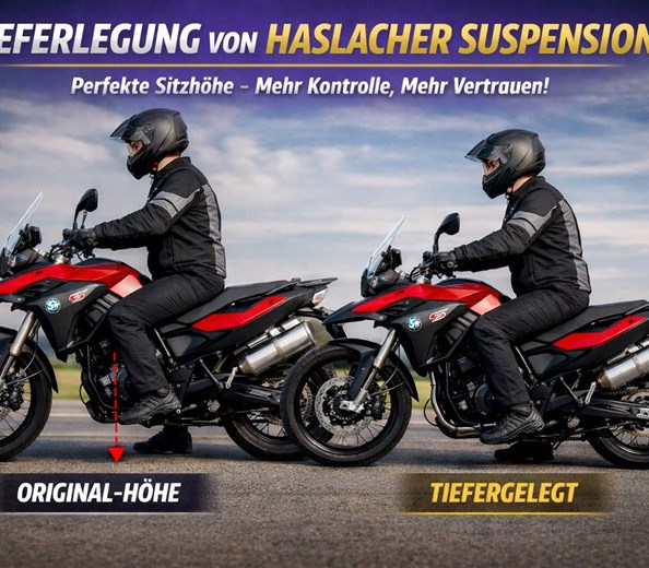 Höhenanpassung – das Motorrad passt sich dir an! 
Warum ein Motorrad suchen, das „ungefähr“ passt?

Passe dein Motorrad perfekt an dich an – für mehr Sicherheit, Komfort und Fahrspaß!
Motorräd ...