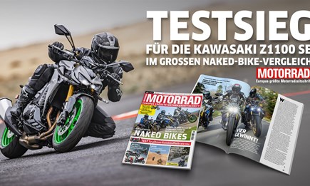 Testsieg für die Kawasaki Z1100 SE