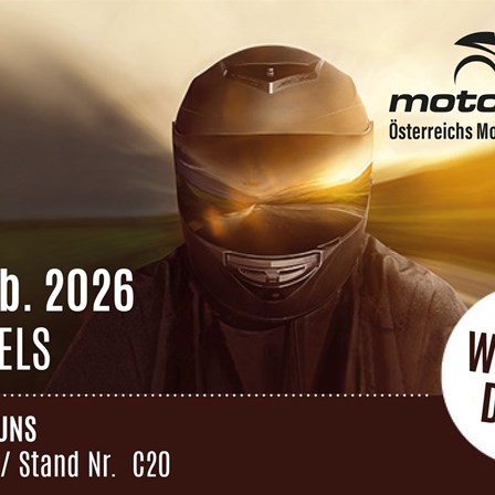 Besuchen Sie uns auf der Moto-Austria 2026