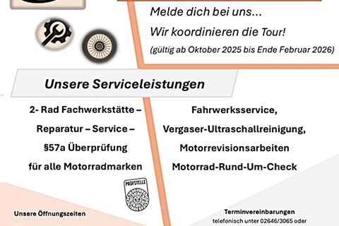 Motorsport Knöbl-News: Abhol- & Zustellservice – wir holen dein Bike ab!