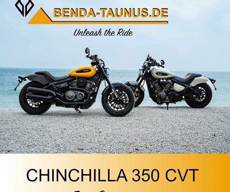 Benda Chinchilla 350 mit V-Twin Motor und innovativem CVT-Automatikgetriebe