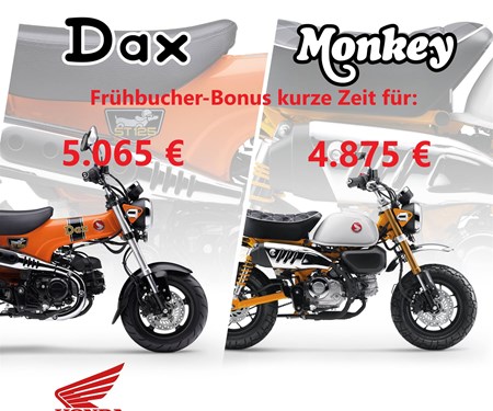 Honda Monkey 125 & Dax 125 Modelljahr 2026 