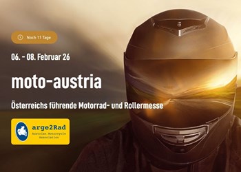Motorradmesse Moto Austria - 6.2.-8.2.2026