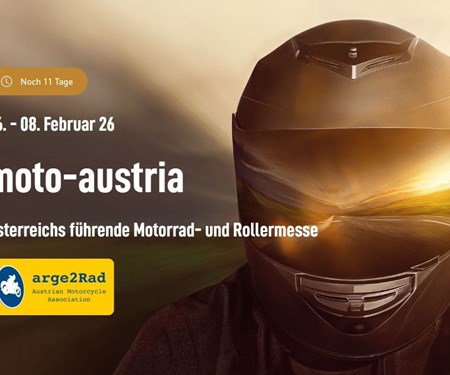Motorradmesse Moto Austria - 6.2.-8.2.2026