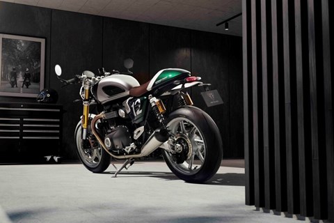 hmf Motorräder GmbH-News: Brandneu: TRIUMPH Speed Twin 1200 Cafe Racer Edition