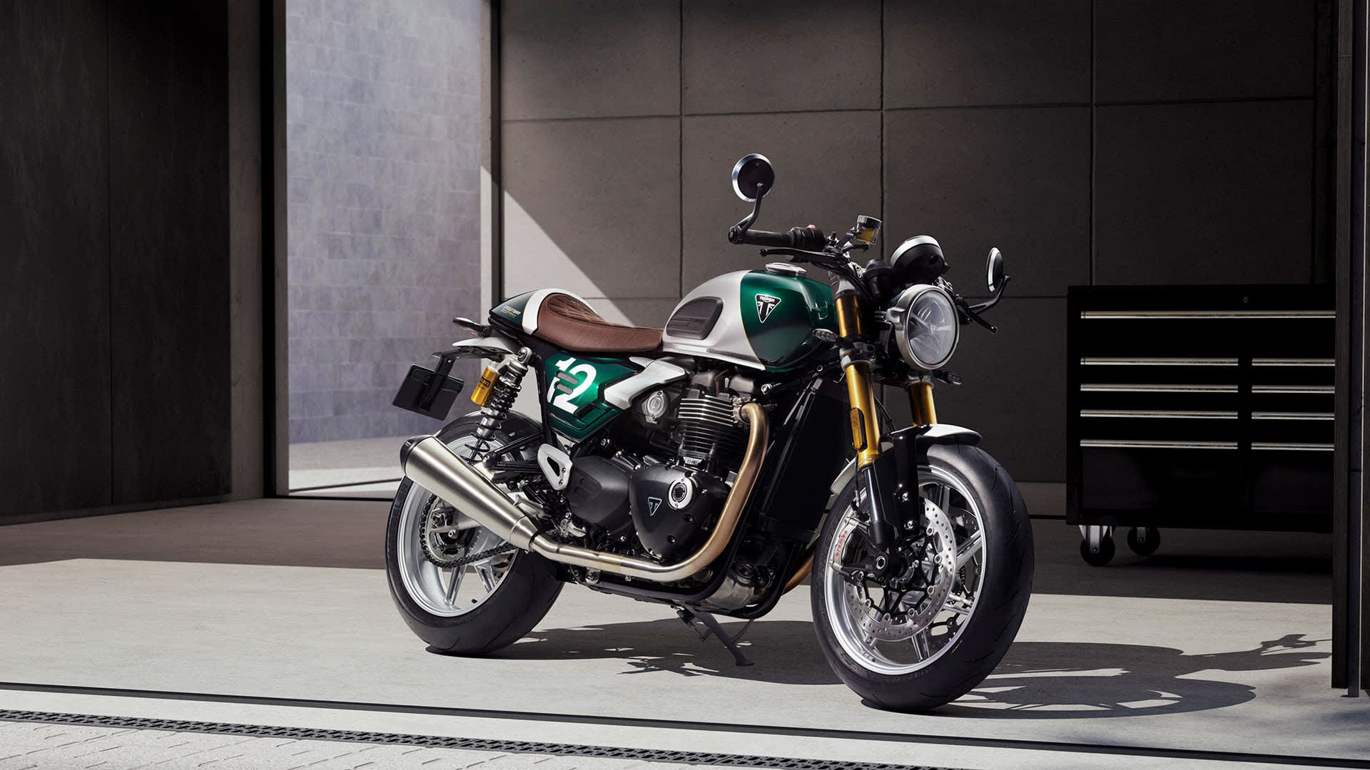 Die Triumph Speed Twin Cafe Racer Edition