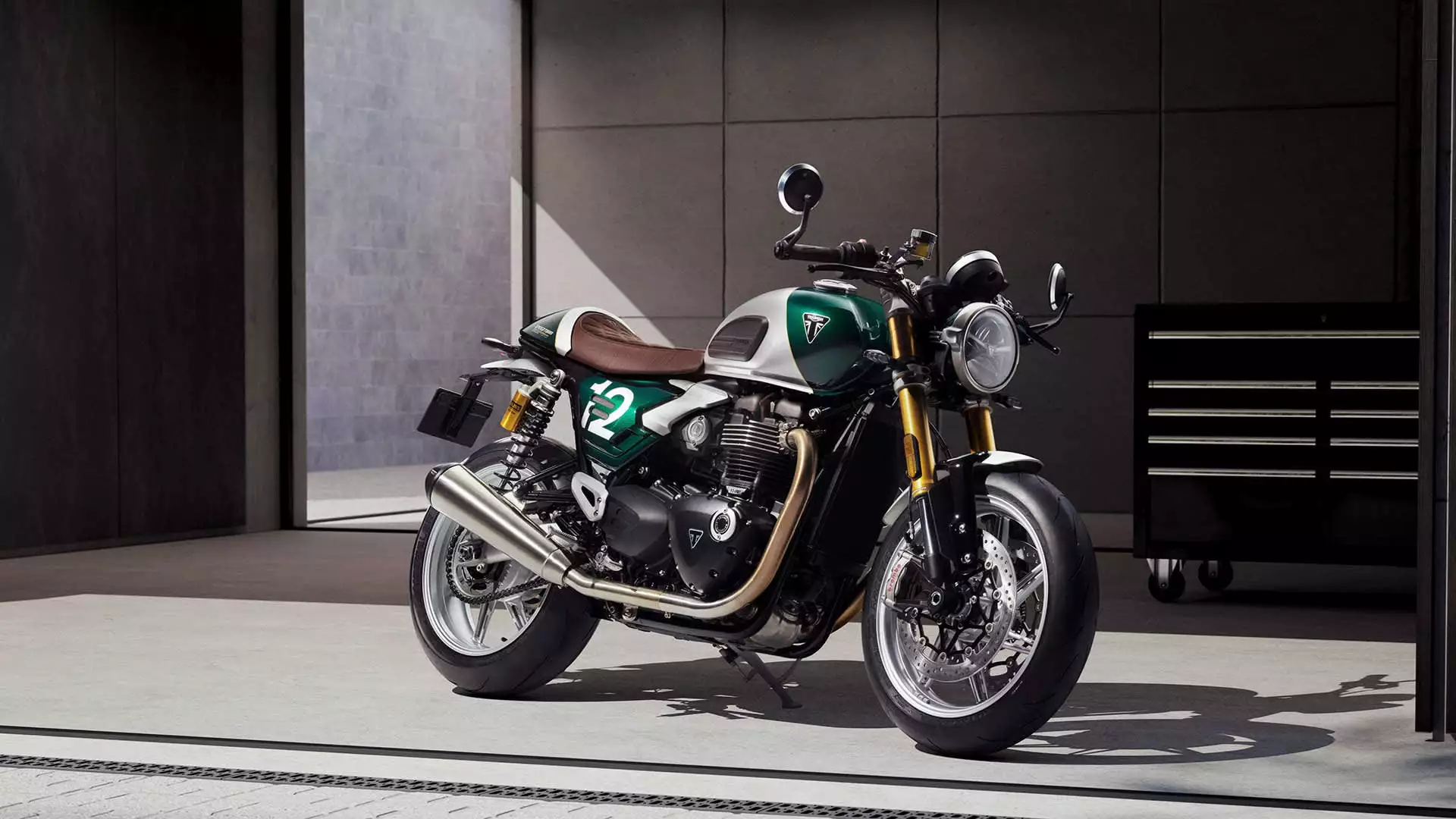 Die Triumph Speed Twin Cafe Racer Edition