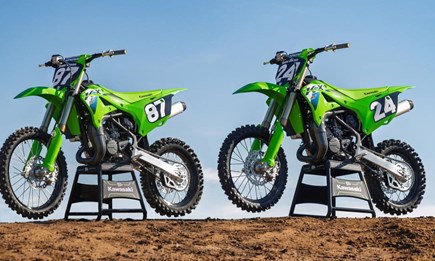 NEUE KAWASAKI KX85 UND KX112 MY 2026