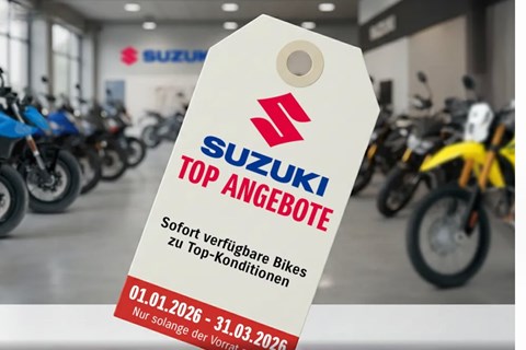 Motorradzentrum FFB GmbH-News: Suzuki TOP Angebote zum Saisonstart