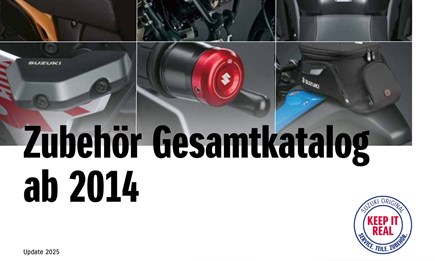 Suzuki Zubehör Gesamtkatalog für alle Modelle ab 2014 