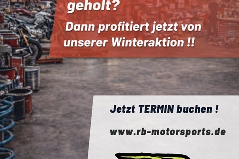 RB-Motorsports Bike & Car Service Ronny Bloch-News: Motorrad schon aus dem Winterschlaf geholt ???