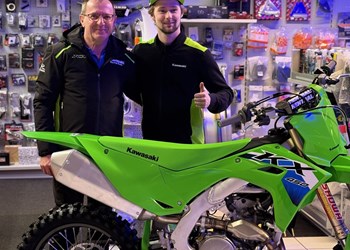 Rudi Plch fährt 2026 in der MX OPEN ÖM auf Kawasaki!