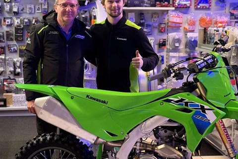 Zweirad Damianik-News: Rudi Plch fährt 2026 in der MX OPEN ÖM auf Kawasaki!