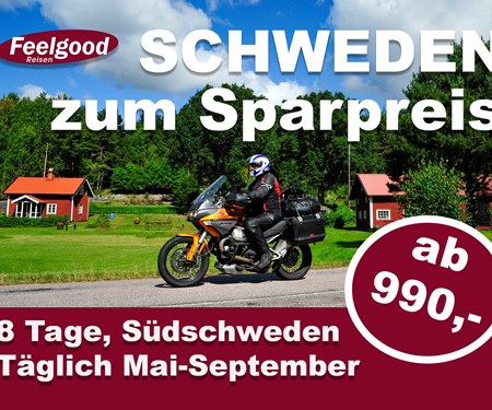 Motorradtouren Schweden – ab 990 Euro