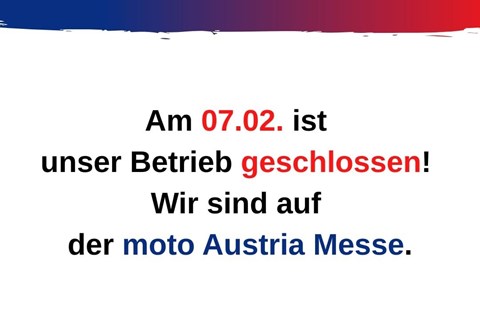 Motorrad Klug GmbH-News: moto Austria Messe