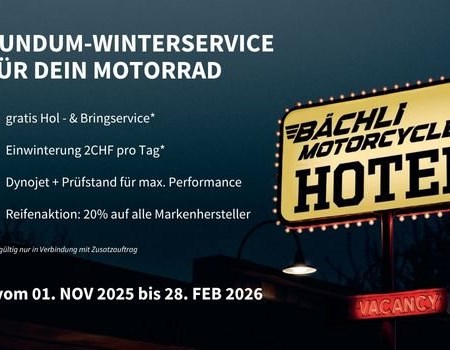 Rundum-Winterservice für dein Motorrad
