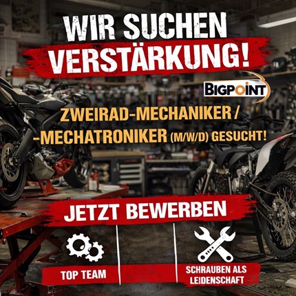 NEWS Wir suchen Verstärkung für unser Werkstatt Team! 