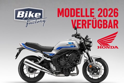 Bike Factory Motorradhandels GmbH-News: Honda Modelle 2026