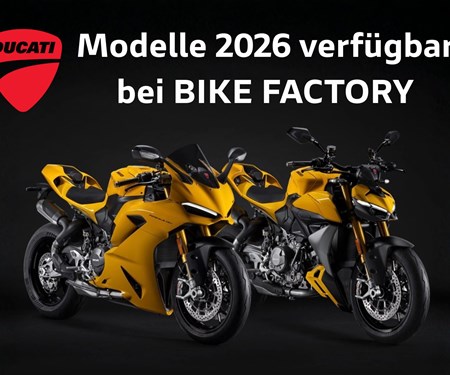 Ducati Modelle 2026 verfügbar!