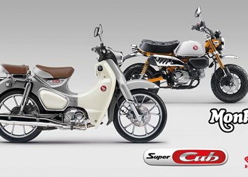 Neue Farben für die legendären Modelle Monkey 125 und Super Cub C125 für das Modelljahr 2026