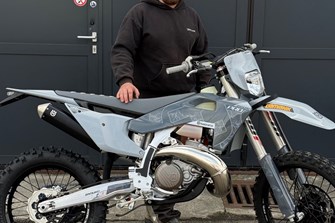 Übergabe einer Husqvarna TE 300 Pro!
