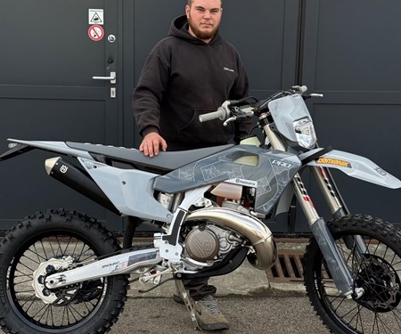 Übergabe einer Husqvarna TE 300 Pro!