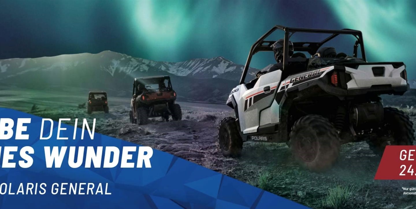Polaris Aktion - Erlebe dein Blaues wunder
