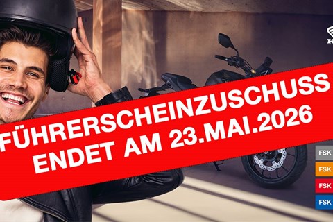 Tempo-Zweirad-Treff GmbH-News: Führerscheinzuschuss ENDET AM 23.MAI.2026