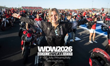 World Ducati Week 2026: Der Ticketverkauf ist jetzt eröffnet – feiere ein Jahrhundert Leidenschaft beim größten Ducati Treffen der Welt!