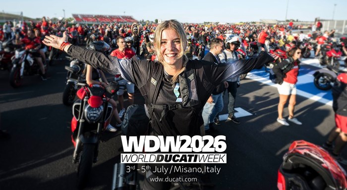 World Ducati Week 2026: Der Ticketverkauf ist jetzt eröffnet – feiere ein Jahrhundert Leidenschaft beim größten Ducati Treffen der Welt!