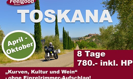 Toskana - Motorradwochen