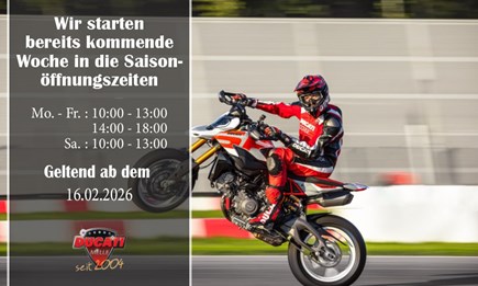 Änderung Öffnungszeiten