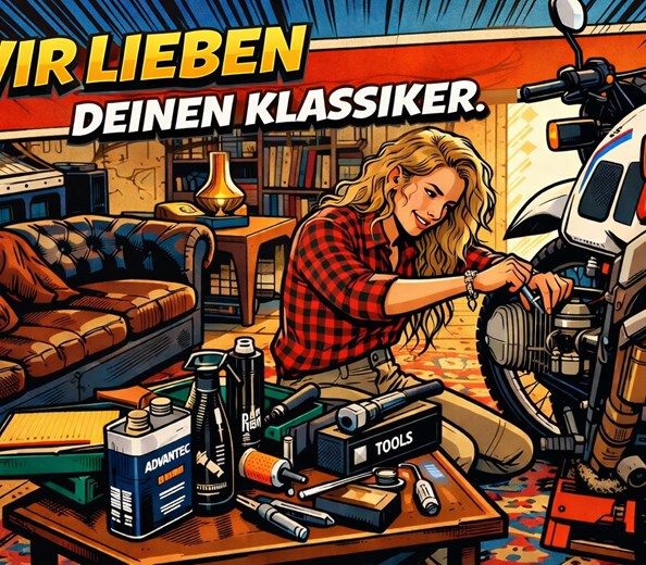 Der neue Classic-Tarif für dein Bike. 
Top Service zum unschlagbaren Preis. Wir machen es einfach.
Dein Bike hat mehr als 125ccm und ist 10 Jahre, oder älter? Dann profitierst du bei ...