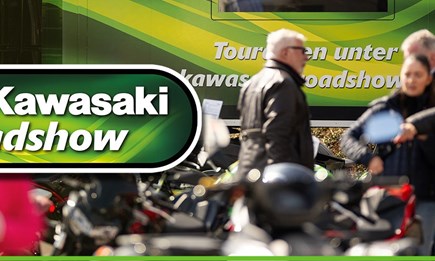 Fahrspaß zum Anfassen: Die Kawasaki Roadshow 2026 startet durch