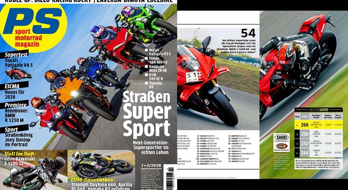 Ducati Panigale V4 S gewinnt Supertest