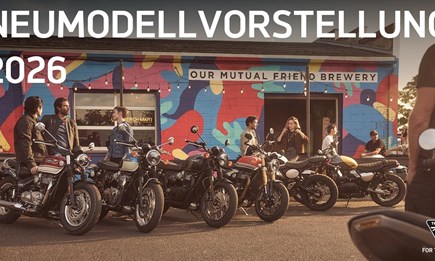 TRIUMPH NEUHEITEN 2026 + INHOUSE VIP-MESSETAGE
