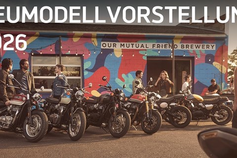 Motorrad-Shop Kuhnert-News: TRIUMPH NEUHEITEN 2026 + INHOUSE VIP-MESSETAGE