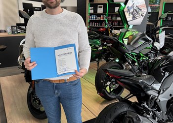 Robert Schipper hat den Meisterbrief !!!