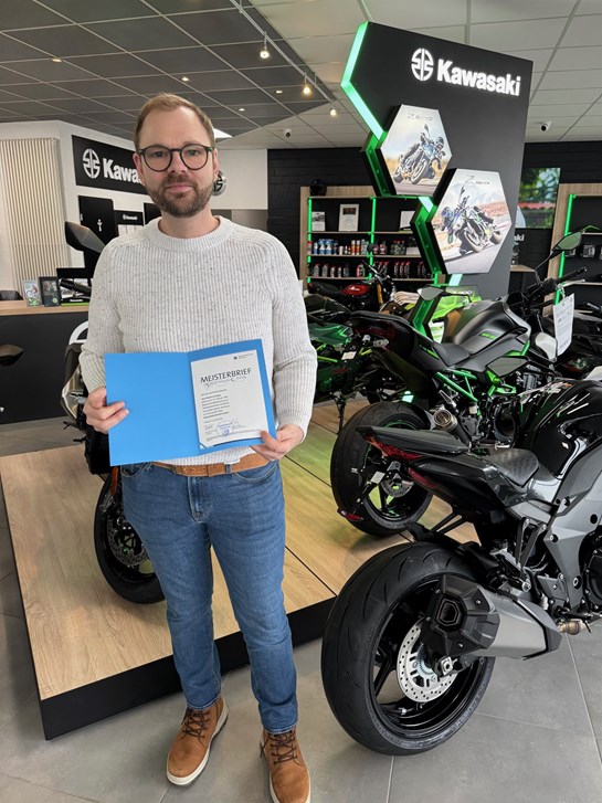 Robert Schipper hat den Meisterbrief !!!