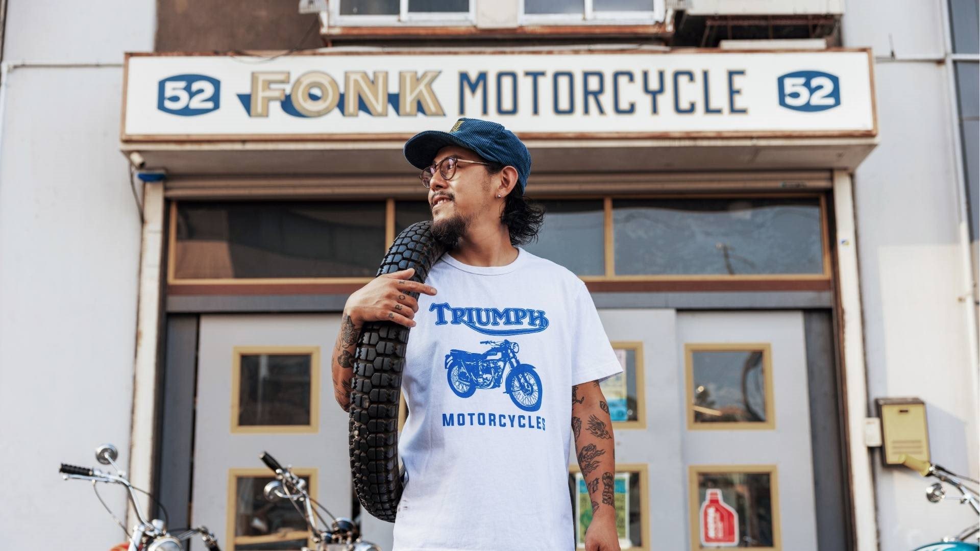 Interview mit Satoshi von Fonk Motorcycles, Japan. Wo Triumph in Kobe lebt und atmet