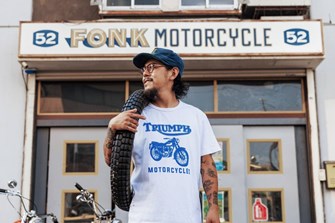 Interview mit Satoshi von Fonk Motorcycles, Japan. Wo Triumph in Kobe lebt und atmet