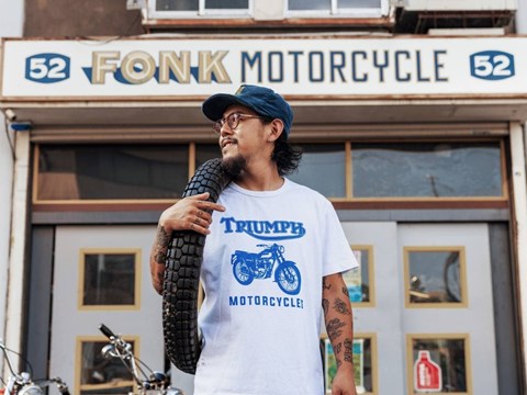 Interview mit Satoshi von Fonk Motorcycles, Japan. Wo Triumph in Kobe lebt und atmet