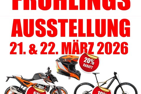 Motoshop Zachmann GmbH-News: Frühlingsausstellung am 21./22. März 2026