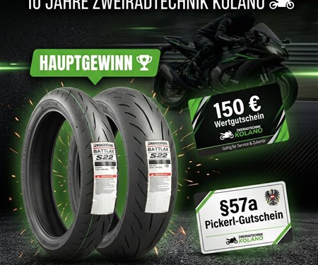 🎉 10 Jahre Zweiradtechnik Kolano – Jubiläums‑Gewinnspiel gestartet!